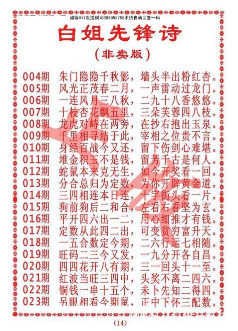 014期白姐排列三预测：剔除一码参考